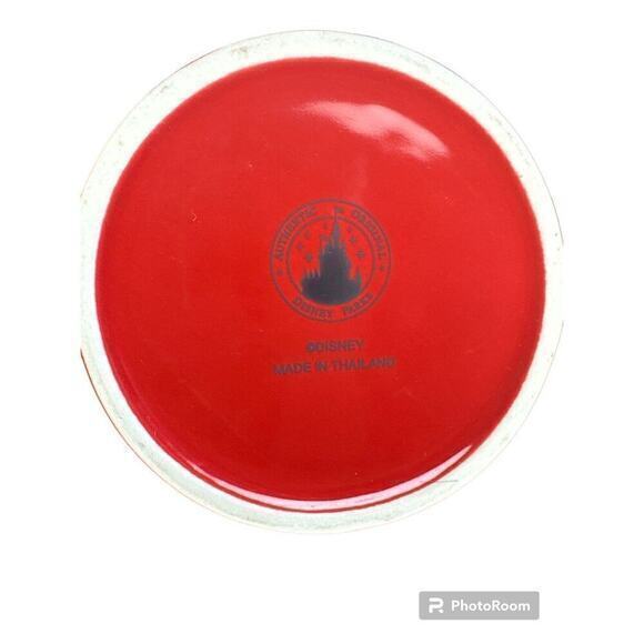 Mickey and‎ Friends Disneyland 2008 Large Ceramic Mug Red with Glitter - Picture 3 of 3